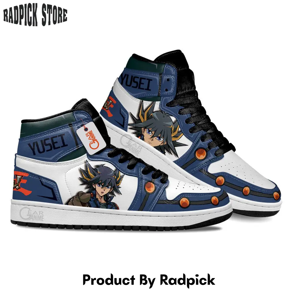 Yusei fudo air jordan high top sneakers anime mn28  rp0400370